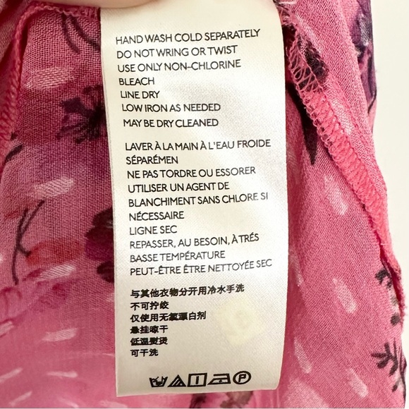 Anthropologie Dip-Dyed Floral Dress - Picture 15 of 16